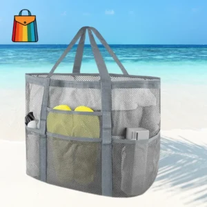 Beach Bag for Toys & Vacation Essentials - Large Beach Tote Bag