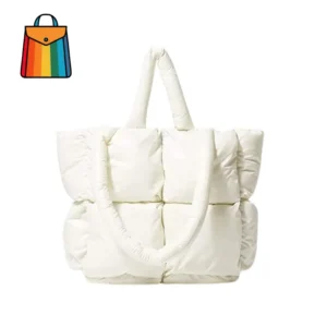 Puffer Work Tote Bag Shoulder Bag